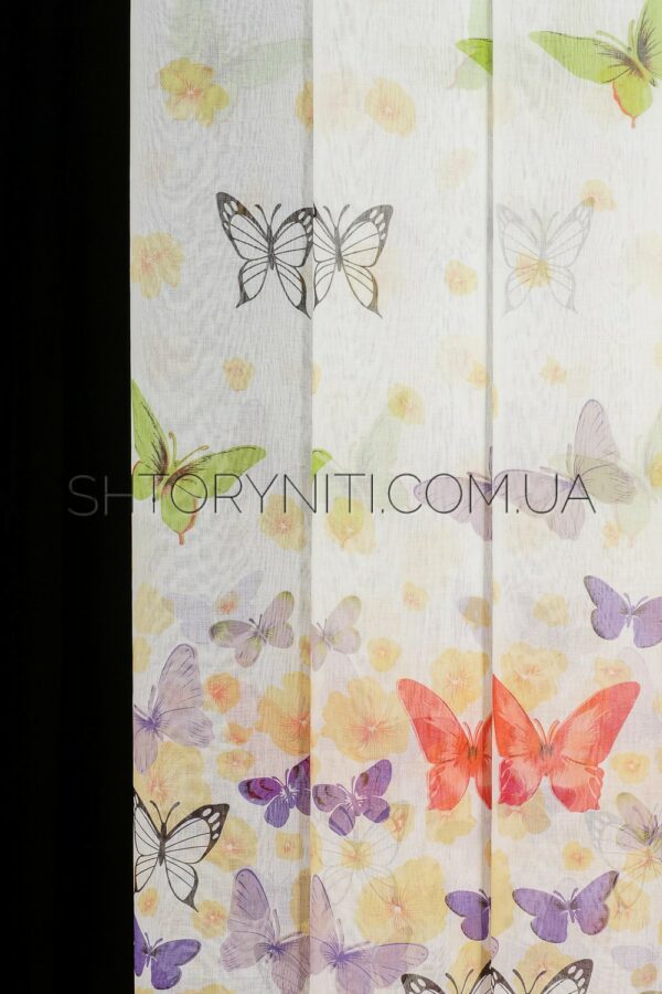 Тюль Butterflies len